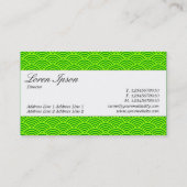 Middenband - Manuscript - Het Patroon van de Schaa Visitekaartje (Achterkant)