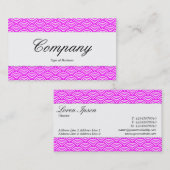 Middenband - Manuscript - Het Patroon van de Schaa Visitekaartje (Voorkant / Achterkant)