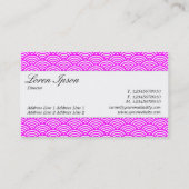 Middenband - Manuscript - Het Patroon van de Schaa Visitekaartje (Achterkant)