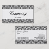 Middenband - Manuscript - Het Patroon van de Schaa Visitekaartje (Voorkant / Achterkant)