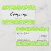 Middenband - Manuscript - Het Patroon van de Schaa Visitekaartje (Voorkant / Achterkant)