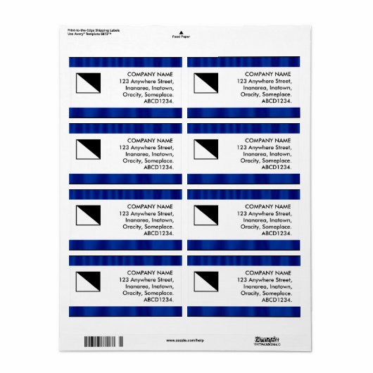 Middenband - Midnight Curtains Etiket (Full Sheet)