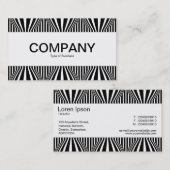 Middenband - Op art III Visitekaartje (Voorkant / Achterkant)