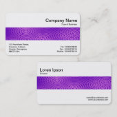 Middenband - Paars met elektrische regen Visitekaartje (Voorkant / Achterkant)