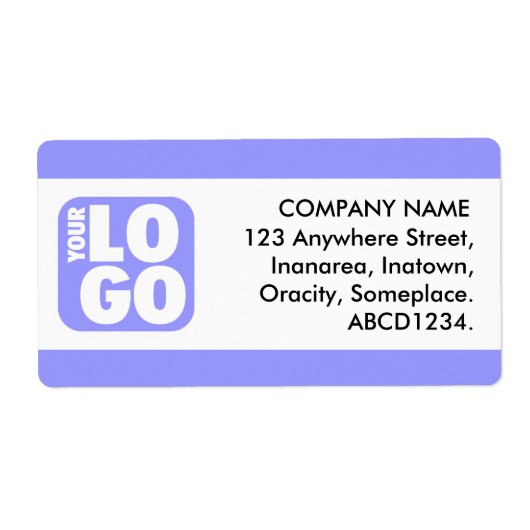 Middenband - pastblauw etiket (Voorkant)