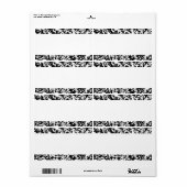 Middenband - Patches Etiket (Full Sheet)