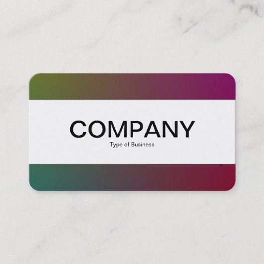 Middenband (rand) - Verloop Y,M,B,R, donker Visitekaartje (Voorkant)