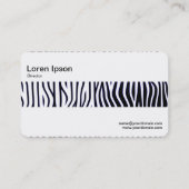 Middenband - Robo-Zebra Visitekaartje (Achterkant)