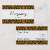 Middenband - script - Patroon Visitekaartje (Voorkant / Achterkant)