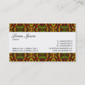 Middenband - script - Patroon Visitekaartje (Achterkant)