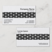 Middenband - Shards - Asanoha Pattern Visitekaartje (Voorkant / Achterkant)