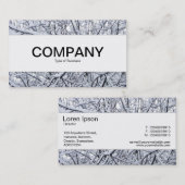 Middenband - Snowy Branches Visitekaartje (Voorkant / Achterkant)