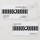 Middenband - Spiraal - Zwart Visitekaartje (Voorkant / Achterkant)