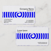 Middenband - Spiral - Blauw Visitekaartje (Voorkant / Achterkant)