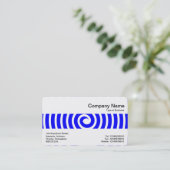 Middenband - Spiral - Blauw Visitekaartje (Staand voorkant)