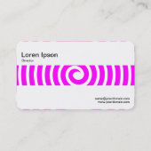 Middenband - Spiral - Magenta Visitekaartje (Achterkant)