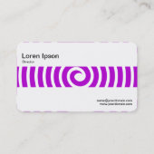 Middenband - Spiral - Paars Visitekaartje (Achterkant)