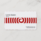 Middenband - Spiral - Ruby Red Visitekaartje (Achterkant)