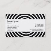 Middenband - Spiral - Zwart-wit Visitekaartje (Achterkant)