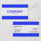 Middenband - Star Wheel - Shades of Blue Visitekaartje (Voorkant / Achterkant)