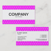 Middenband - Star Wiel - Shades van magenta Visitekaartje (Voorkant / Achterkant)