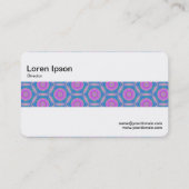 Middenband - Terrazzo Pattern Visitekaartje (Achterkant)