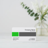 Middenband - twee tafels 02 - groen en grijs visitekaartje (Staand voorkant)