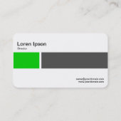 Middenband - twee tafels 02 - groen en grijs visitekaartje (Achterkant)