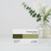 Middenband - twee tongen - schaduwen van olijven visitekaartje (Staand voorkant)