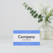 Middenband v2 - blauw 6699FF Visitekaartje (Staand voorkant)