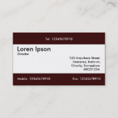 Middenband v2 - Donkerbruin 330000 Visitekaartje (Achterkant)