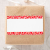 Middenband - Vissschaalpatroon Etiket (Insitu)