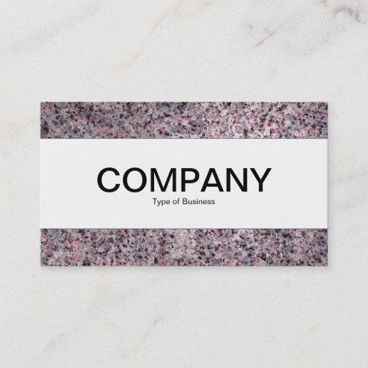 Middenband - Warm Graniet Visitekaartje (Voorkant)