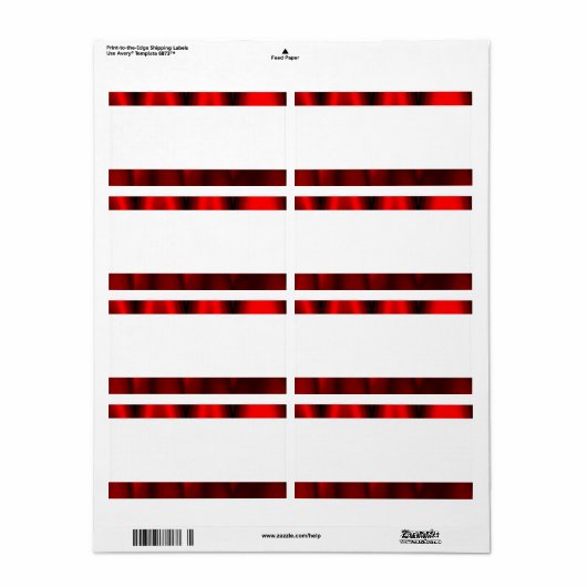 Middenband - Zaal van vlam II Etiket (Full Sheet)