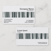 Middenband - Zilveren Gordijn Visitekaartje (Voorkant / Achterkant)