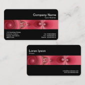 Middenband (zwart) - Fractal 03 Visitekaartje (Voorkant / Achterkant)