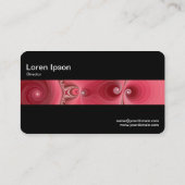 Middenband (zwart) - Fractal 03 Visitekaartje (Achterkant)