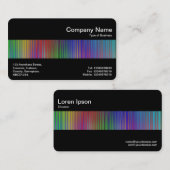 Middenband (zwart) - Spectrumgordijn Visitekaartje (Voorkant / Achterkant)