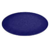 Middenblauw Ronde Glas Snijplank (Hoek)