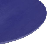 Middenblauw Ronde Glas Snijplank (Hoek)