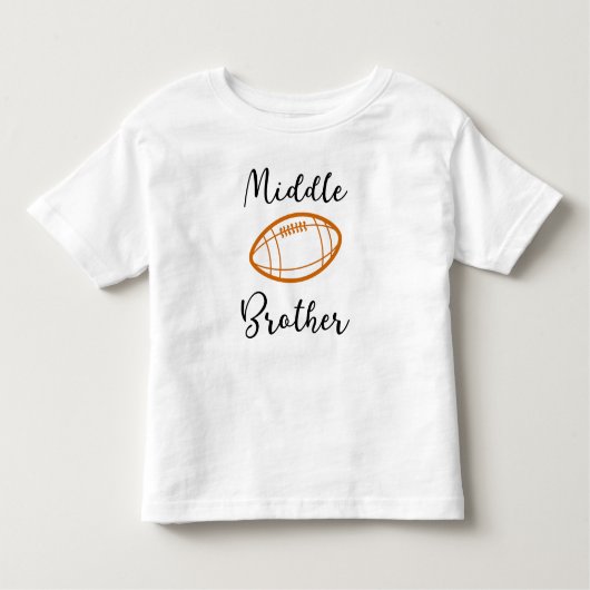 Middenbroeder ~ Brother Design Football Kinder Shirts (Voorkant)