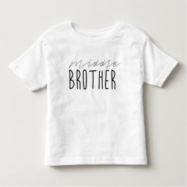 Middenbroeder typografie kinder shirts