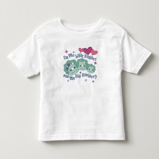 Middenbroer Dino gezichten Kinder Shirts (Voorkant)