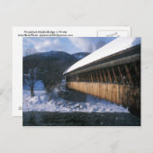 Middenbrug Woodstock in Winter Briefkaart (Voorkant / Achterkant)