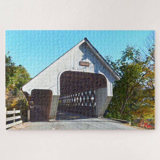 Middenbrug, Woodstock, Vermont Legpuzzel (Horizontaal)