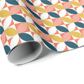 Middencentje modern lederen patroon cadeaupapier (Rol Hoek)