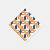 Middencentje modern lederen patroon servet (Hoek)