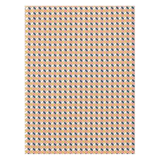 Middencentje modern lederen patroon tafelkleed (Voorkant)