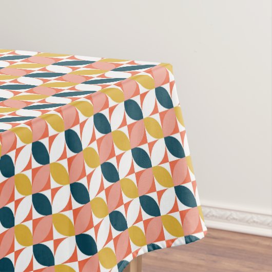 Middencentje modern lederen patroon tafelkleed (Voorbeeld)