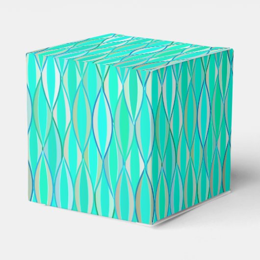 Middencentraaldruk - tinten turquoise bedankdoosjes (Achterkant)